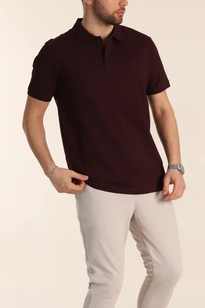 Mürdüm Regular Fit Basic Polo Yaka Erkek Tişört 342466
