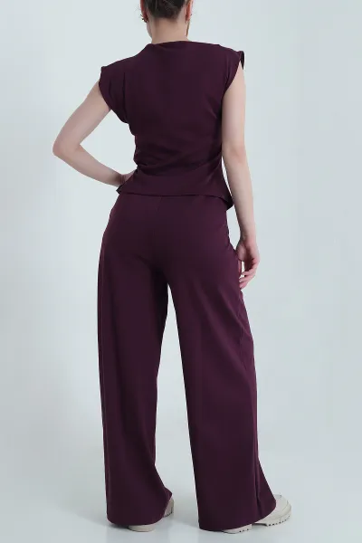Mürdüm Yeni Sezon Pantolon Bluz Kadın İkili Takım 451016