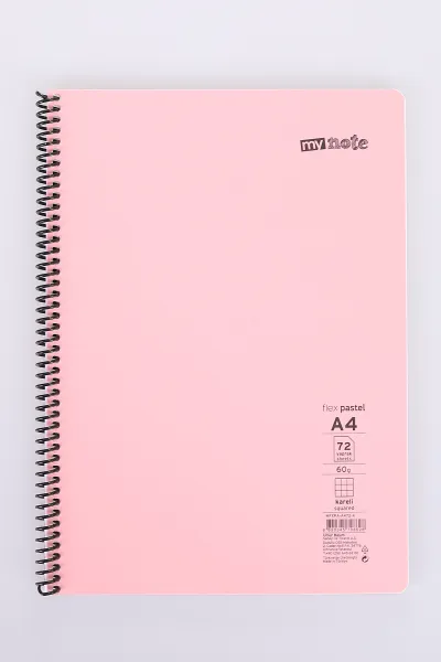 mynote-flex-72-yaprak-pastel-kareli-telli-tello-metod-defter-478408