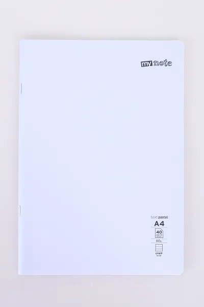 Mynote Text 40 Yaprak Pastel Çizgili Dikişli Metod Defter 478416