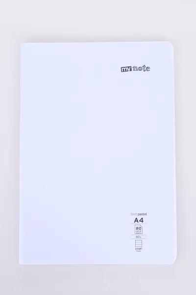 Mynote Text 80 Yaprak Pastel Çizgili Dikişli Metod Defter 478418