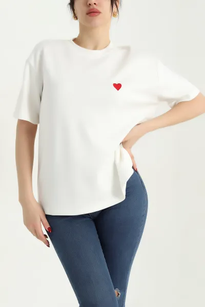 Nakış Detay Modal Kumaş Bluz 340733