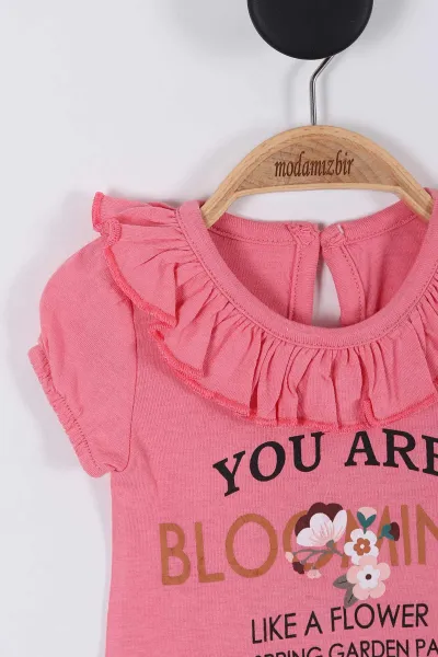 Nar Çiçeği (0-12 Ay) You Are  Baskılı Kız Bebek Tulum 263885