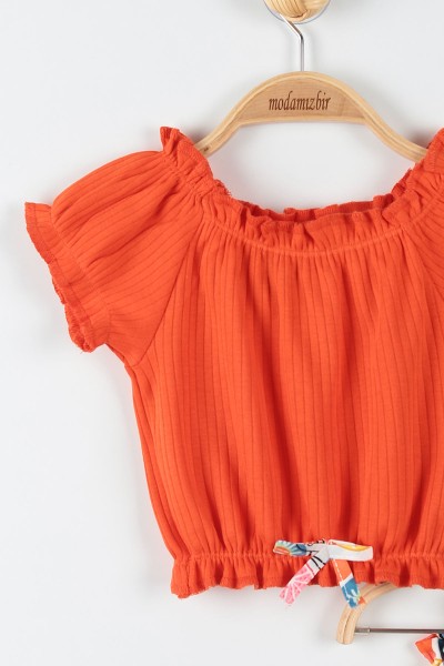 Nar Çiçeği (6-24 Ay) Flamingo Desenli Kız Bebek Takım 175719