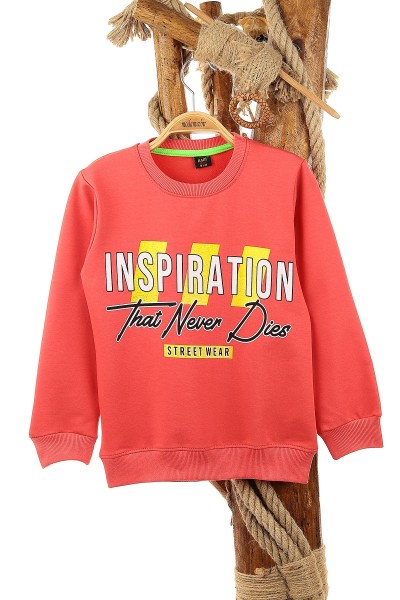 Nar Çiçeği (9-12 Yaş) Inspıratıon Baskılı Kız Çocuk Sweat 150981