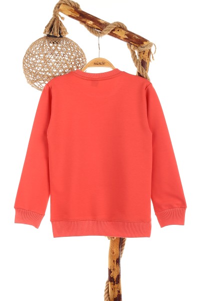 Nar Çiçeği (9-12 Yaş) Rose Baskılı Kız Çocuk Sweat 150961