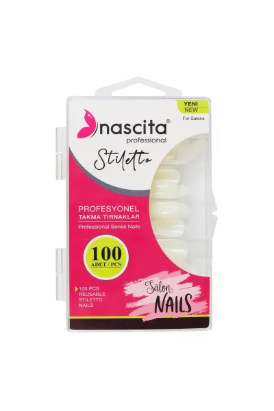 Nascita 100'lü Kutulu Stiletto Takma Tırnak - 164 233537
