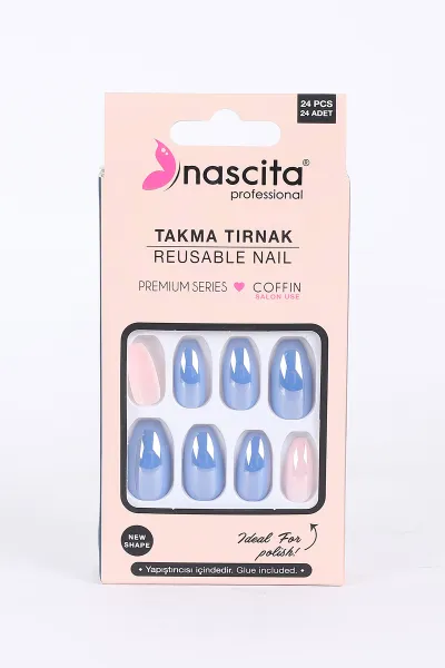 Nascita 24'lü Coffin Renkli Takma Tırnak - 183 233539