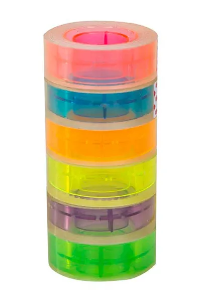 Noki 6'lı Şeffaf Para Bandı 19mm X 33m 385482