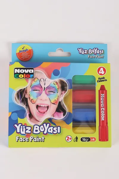 Nova Color Yüz Boyası 4'lü Set 456985