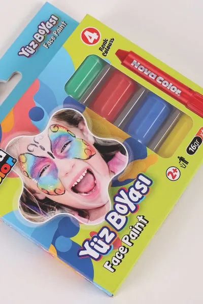Nova Color Yüz Boyası 4'lü Set 456985