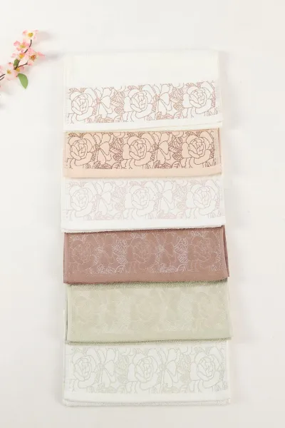 Nurpak 30x50 Cm Florya Mutfak Havlusu 6'lı 446562