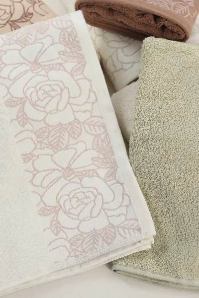 Nurpak 50x90 Cm Flora El Havlusu 6'lı 446526