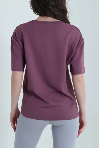 Oval Kesim Oysho Kadın Tişört 437675