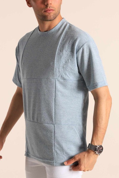 Oversize Dikiş Detaylı Erkek Tişört 181858