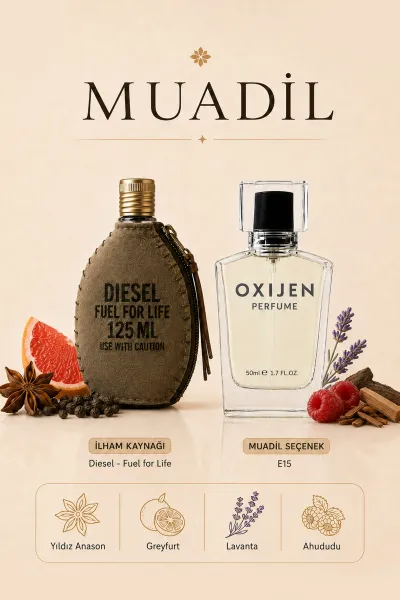Oxijen E15 ( 50 ml ) Erkek Parfüm 470165
