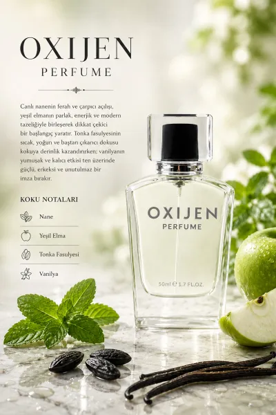 Oxijen E3 ( 50 ml ) Erkek Parfüm 470153