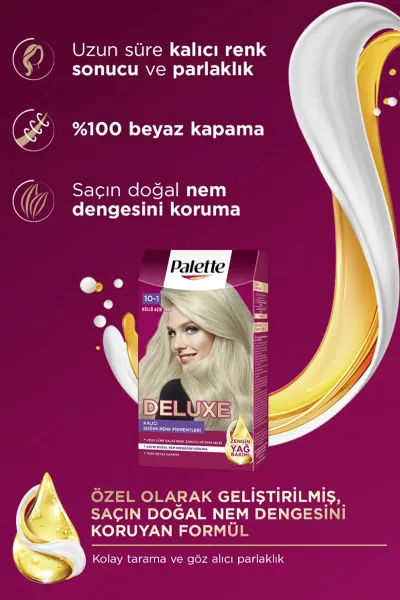 Palette Deluxe Küllü Açık Sarı 10.1 50ML 275371
