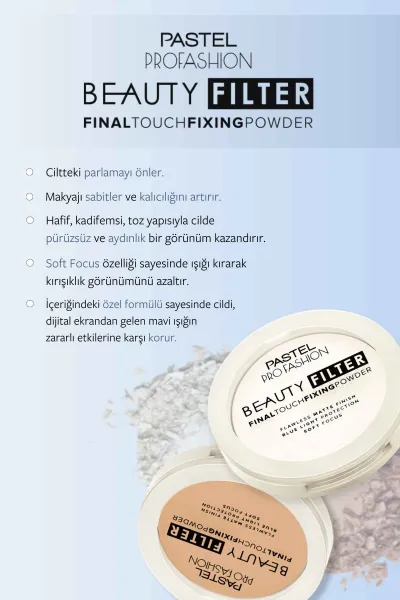Pastel Beauty Filter Fixing Powder - Pudra 00 250762