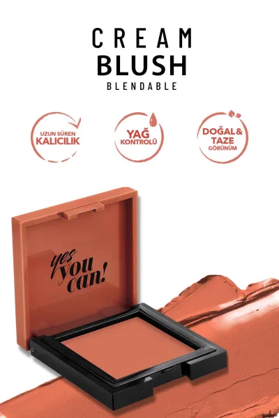 Pastel Cream Blush - Krem Allık 47 Peachy 250707