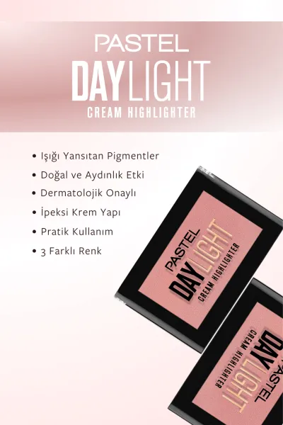 Pastel Daylight Cream Highlighter - Krem Aydınlatıcı 13 Sunrose 286232