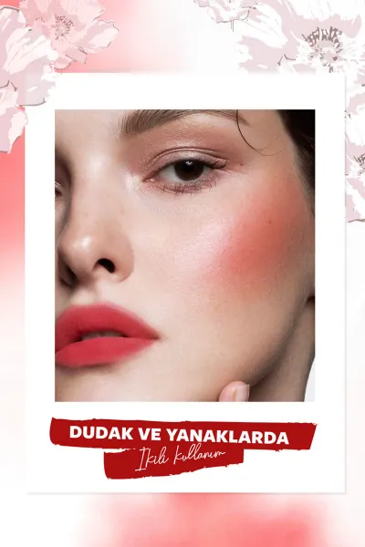 Pastel Full Bloom Lip & Blush - 80 Blossom - Dudak ve Yanak Renklendirici 4.8 Ml 418384