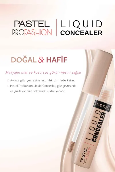 Pastel Liquid Concealer - Likit Hata Örtücü 102 Nude 250793