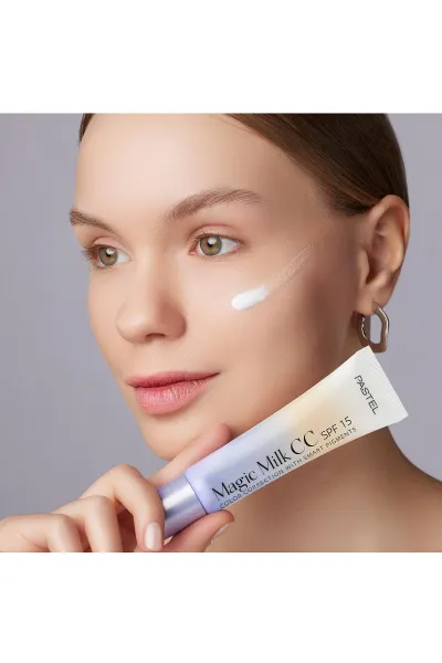 Pastel Magic Milk CC SPF 15 - Cilt Tonu Eşitleyici SPF 15 CC Krem 52 Ivory 442760