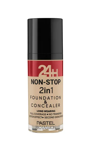 Pastel Profashion 24H Non-Stop 2in1 Foundation & Concealer 604 286617