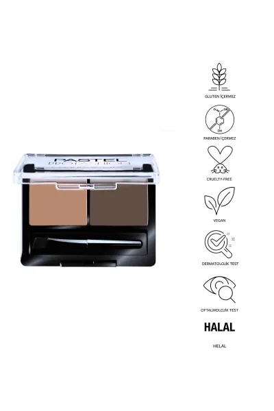 Pastel Profashion Eyebrow Duo Kaş Farı 02 Medium 250526