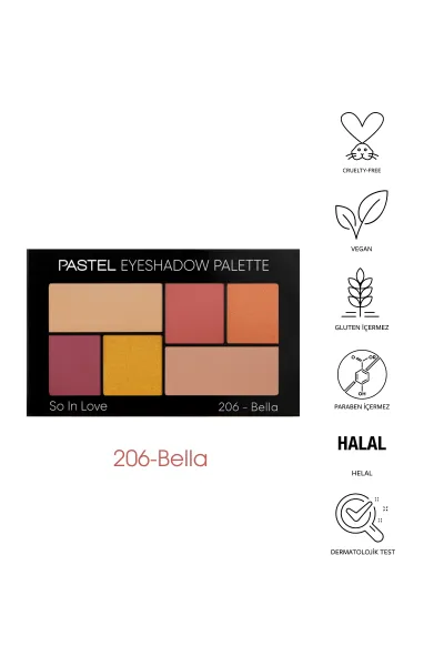 Pastel Profashion So In Love Far Paleti 206 Bella 250601