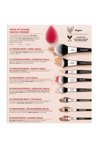 Pastel Smudge Brush - Gölgelendirme Fırçası 08 313003
