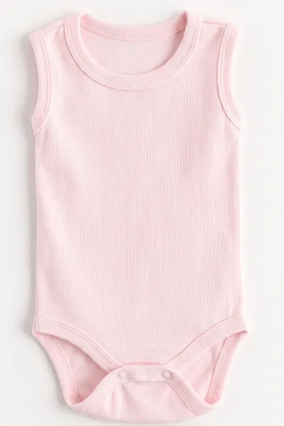 Pembe (0-1 Ay) Yuvarlak Yaka Güpürlü Tulum, Battaniye ve 7'li Penye Kız Bebek  Hastane Çıkış Seti 488241