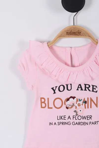 Pembe (0-12 Ay) You Are  Baskılı Kız Bebek Tulum 263884