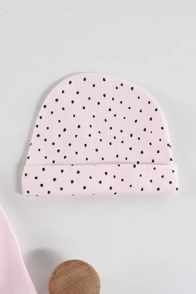 Pembe (0-3 Ay) Koala  Baskılı   Patikli Unisex Bebek 3'lü Zıbın Takım 453780