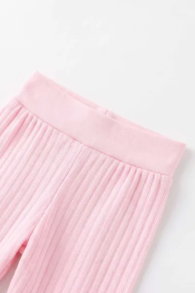 Pembe (0-3 Ay)Süzene Tokalı Tavşan  Nakışlı Patikli  Kız Bebek 3'lü Zıbın Takım 477179