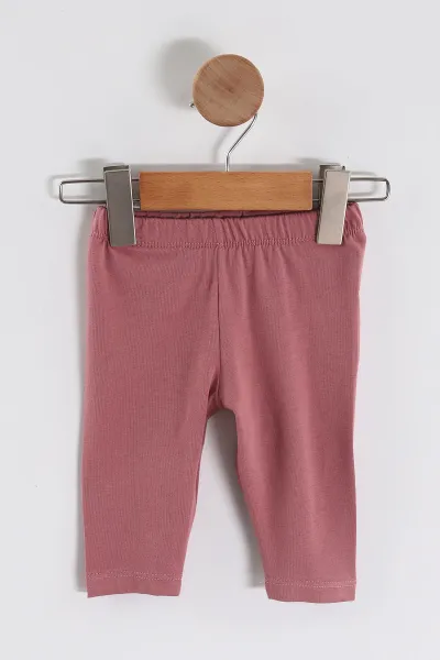 Pembe (0-4 Yaş) Bisikletli Çiçek Baskılı Taytlı Süprem Kız Çocuk Takım 458183