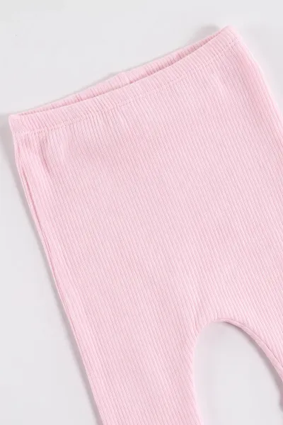 Pembe (0-9 Ay) Koala Nakışlı Zıbınlı Hırkalı 3'lü Kız Bebek Takım 475960