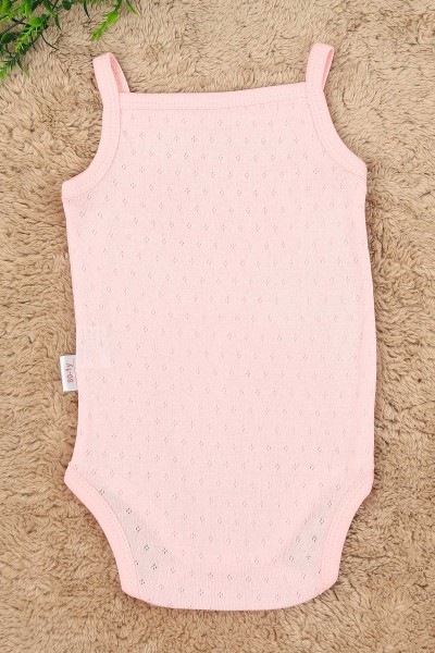 Pembe (1-3 Yaş) Jakarlı İp Askılı Bebe Badi 158712