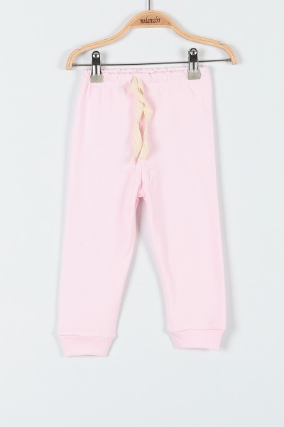 Pembe (1-3 Yaş) Yıldızlı At Baskılı Kız Bebe Pijama Takım 181904