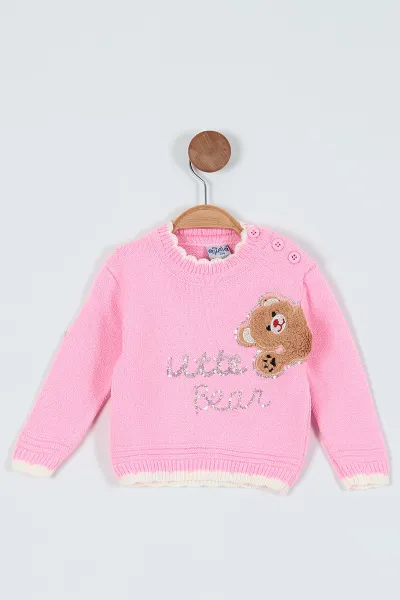 pembe-1-4-yas-ayicik-nakisli-kiz-cocuk-kazak-235866