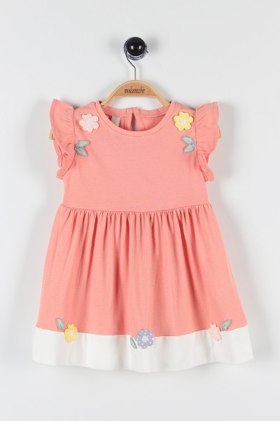 pembe-1-4-yas-cicek-motifli-kol-firfirli-kiz-cocuk-elbise-169987