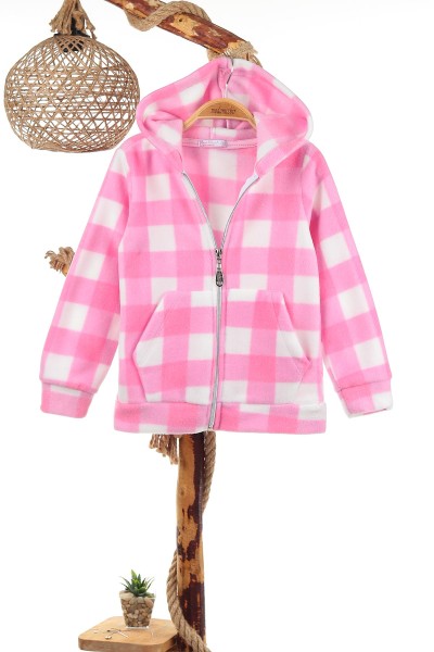 pembe-1-4-yas-kare-desenli-fermuarli-cocuk-polar-hirka-140606
