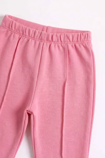 Pembe (1-4 Yaş)Fırfırlı Fiyonklu İspanyol Çimalı Kız Çocuk Takım 476622