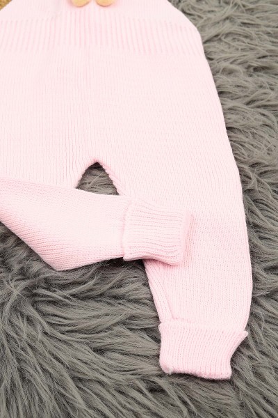 Pembe (1-5 Yaş) Ayı Oyuncaklı Kız Çocuk Salopet 153994