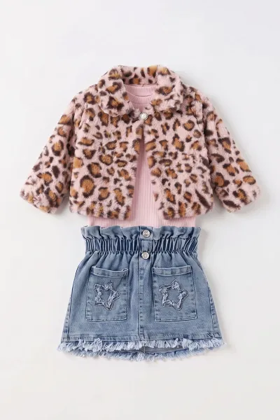 pembe-1-5-yas-fitilli-bodyli-leopar-pelus-ceketli-nakisli-kot-etekli-kiz-cocuk-3lu-takim-495747