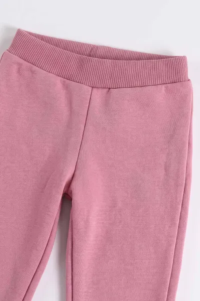 Pembe (1-5 Yaş) Kalp Baskılı 3 İp Şardonlu Kız Bebek&Çocuk Kışlık Takım 499369