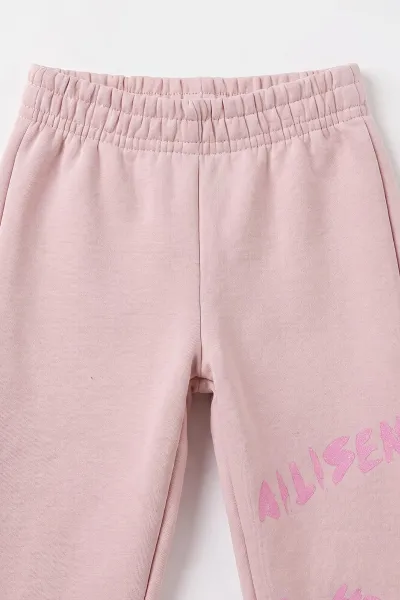Pembe (1-5 Yaş) Karakter Baskılı 3 İp Şardonlu Kız Çocuk Kışlık Takım 498977