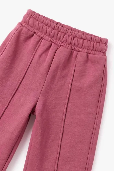 Pembe (1-5 Yaş) Papatya Nakışlı Alt Çimalı 3 İp Şardonlu Kız Çocuk Kışlık Takım 499725