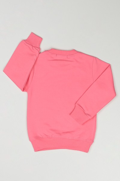 Pembe (1-8 Yaş) Şirin Daisy Duck Baskılı Kız Çocuk Sweatshirt 89625